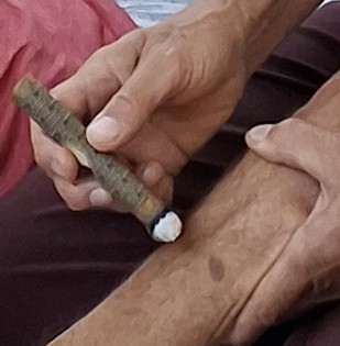 Corporate on-site chair shiatsu in a calm workspace